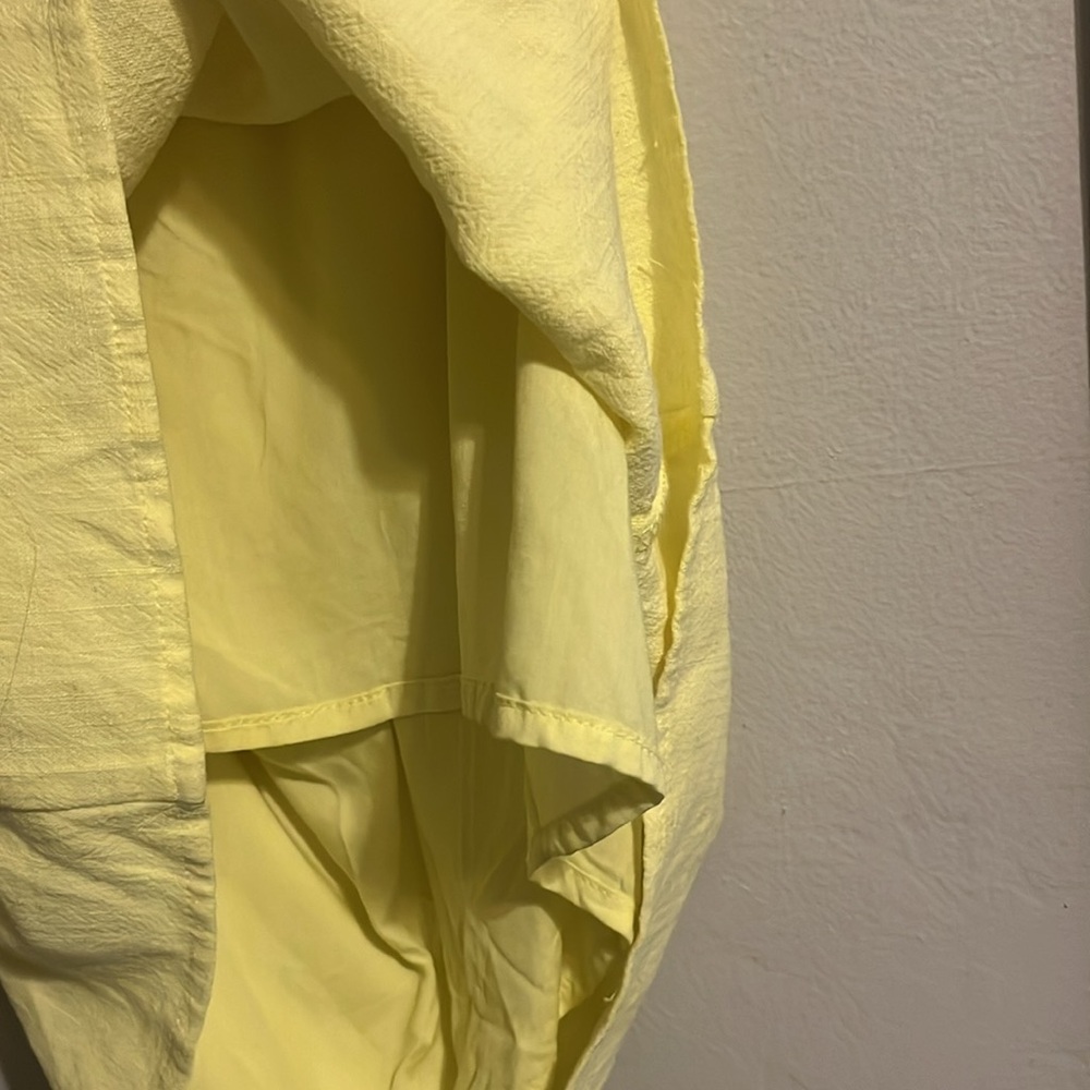 Bright Yellow Quarter Sleeve Dress w/ Open Back - NWOT - Picture 6 of 9